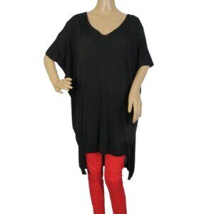 AllSaints Black Tunic Top